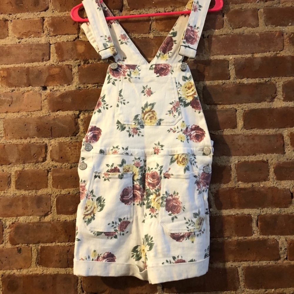 Urban Outfitters BDG Floral Romper Overalls